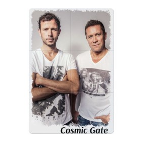 Магнитный плакат 2Х3 с принтом Cosmic Gate в Кировске, Полимерный материал с магнитным слоем | 6 деталей размером 9*9 см | 