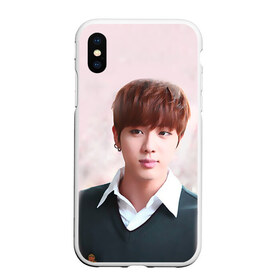 Чехол для iPhone XS Max матовый с принтом Kim SeokJin в Кировске, Силикон | Область печати: задняя сторона чехла, без боковых панелей | Тематика изображения на принте: bangtan | bangtan boys | bts | bulletproof boy scouts | k pop | kpop | ви | вишня | джей хоуп | джин | к поп | корейская попса | кпоп | рэп монстр | чимин | чонг | шуга