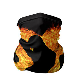 Бандана-труба 3D с принтом Танец огня в Кировске, 100% полиэстер, ткань с особыми свойствами — Activecool | плотность 150‒180 г/м2; хорошо тянется, но сохраняет форму | любовь | огонь | пламя | сердце | танец
