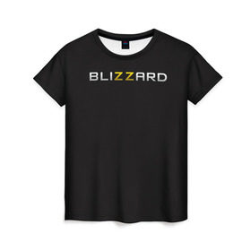 Женская футболка 3D с принтом Blizzard не такой в Кировске, 100% полиэфир ( синтетическое хлопкоподобное полотно) | прямой крой, круглый вырез горловины, длина до линии бедер | 