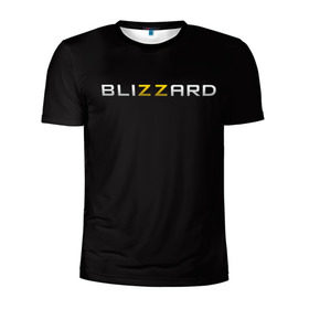 Мужская футболка 3D спортивная с принтом Blizzard не такой в Кировске, 100% полиэстер с улучшенными характеристиками | приталенный силуэт, круглая горловина, широкие плечи, сужается к линии бедра | Тематика изображения на принте: 