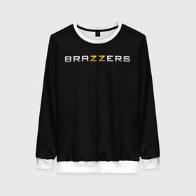 Женский свитшот 3D с принтом Brazzers в Кировске, 100% полиэстер с мягким внутренним слоем | круглый вырез горловины, мягкая резинка на манжетах и поясе, свободная посадка по фигуре | 