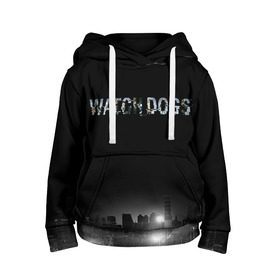 Детская толстовка 3D с принтом Watch Dogs 2 в Кировске, 100% полиэстер | двухслойный капюшон со шнурком для регулировки, мягкие манжеты на рукавах и по низу толстовки, спереди карман-кенгуру с мягким внутренним слоем | dogs | ubisoft | watch | watchdogs | псы | сторожевые | хакер