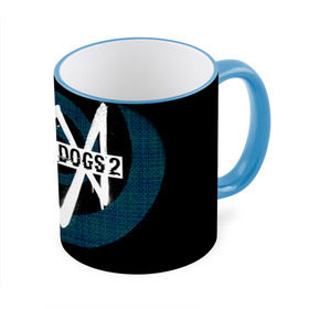 Кружка 3D с принтом Watch Dogs 2 в Кировске, керамика | ёмкость 330 мл | dogs | ubisoft | watch | watchdogs | псы | сторожевые | хакер
