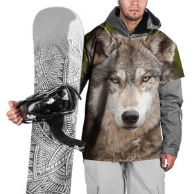 Накидка на куртку 3D с принтом Волк в Кировске, 100% полиэстер |  | Тематика изображения на принте: animal | eyes | forest | predator | wild | wolf | взгляд | волк | дикий | животное | зверь | лес | хищник