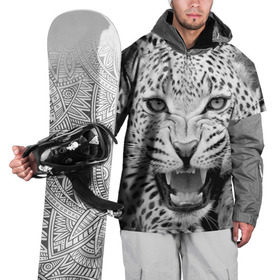 Накидка на куртку 3D с принтом Леопард в Кировске, 100% полиэстер |  | Тематика изображения на принте: animal | eyes | jaws | leopard | malicious | predator | spotted | teeth | wild | взгляд | дикий | животное | злой | клыки | леопард | оскал | пасть | пятнистый | хищник