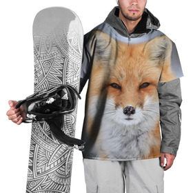 Накидка на куртку 3D с принтом Лиса в Кировске, 100% полиэстер |  | animal | fox | look | predator | red | sly | wild | взгляд | дикая | животное | лиса | рыжая | хитрая | хищник