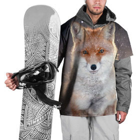 Накидка на куртку 3D с принтом Лиса в Кировске, 100% полиэстер |  | animal | baby | fox | predator | red | sly | snow | view | wild | winter | взгляд | дикая | животное | зима | лиса | малыш | рыжая | снег | хитрая | хищник
