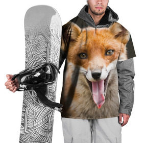 Накидка на куртку 3D с принтом Лиса в Кировске, 100% полиэстер |  | animal | fox | look | predator | red | sly | wild | взгляд | дикая | животное | лиса | рыжая | хитрая | хищник