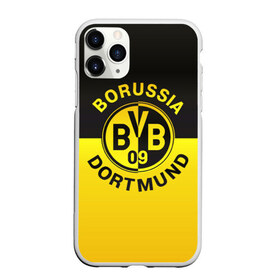 Чехол для iPhone 11 Pro матовый с принтом Borussia Dortmund FC в Кировске, Силикон |  | боруссия | германия | дортмунд | клуб | фк | футбол | футбольный