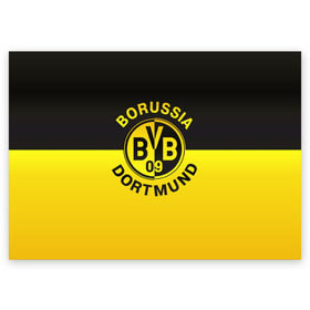 Поздравительная открытка с принтом Borussia Dortmund FC в Кировске, 100% бумага | плотность бумаги 280 г/м2, матовая, на обратной стороне линовка и место для марки
 | боруссия | германия | дортмунд | клуб | фк | футбол | футбольный