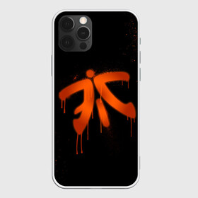 Чехол для iPhone 12 Pro с принтом cs:go - Fnatic (Black collection) в Кировске, силикон | область печати: задняя сторона чехла, без боковых панелей | Тематика изображения на принте: 0x000000123 | cs | csgo | fnatic | кс | ксго | фнатик