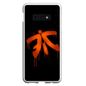 Чехол для Samsung S10E с принтом csgo - Fnatic (Black collection) в Кировске, Силикон | Область печати: задняя сторона чехла, без боковых панелей | Тематика изображения на принте: 0x000000123 | cs | csgo | fnatic | кс | ксго | фнатик