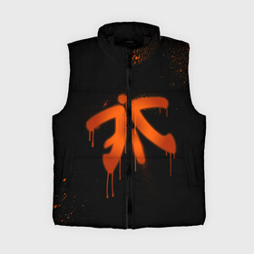 Женский жилет утепленный 3D с принтом cs:go  Fnatic (Black collection) в Кировске,  |  | Тематика изображения на принте: 0x000000123 | cs | csgo | fnatic | кс | ксго | фнатик