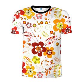 Мужская футболка 3D спортивная с принтом Летние настроения в Кировске, 100% полиэстер с улучшенными характеристиками | приталенный силуэт, круглая горловина, широкие плечи, сужается к линии бедра | 