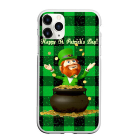 Чехол для iPhone 11 Pro Max матовый с принтом Ирландия в Кировске, Силикон |  | irish | st. patricks day | зеленый | ирландец | лепрекон