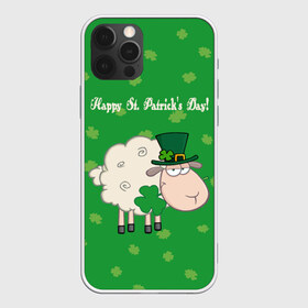 Чехол для iPhone 12 Pro Max с принтом Ирландия в Кировске, Силикон |  | Тематика изображения на принте: irish | sheep | st. patricks day | зеленый | ирландец | лепрекон | оваечка | овца