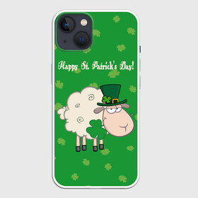 Чехол для iPhone 13 с принтом Ирландия в Кировске,  |  | irish | sheep | st. patricks day | зеленый | ирландец | лепрекон | оваечка | овца