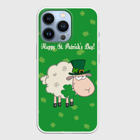 Чехол для iPhone 13 Pro с принтом Ирландия в Кировске,  |  | irish | sheep | st. patricks day | зеленый | ирландец | лепрекон | оваечка | овца