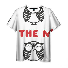 Мужская футболка 3D с принтом Совы. Найди свое настроение. в Кировске, 100% полиэфир | прямой крой, круглый вырез горловины, длина до линии бедер | настроение | совушка | совы | эмоции