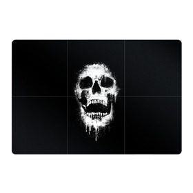 Магнитный плакат 3Х2 с принтом Evil Skull в Кировске, Полимерный материал с магнитным слоем | 6 деталей размером 9*9 см | bone | dark | death | evil | hipster | skelet | skull | кости | скелет | темнота | хипстер | череп