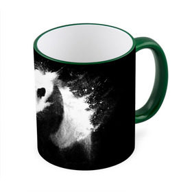 Кружка 3D с принтом Молочная панда в Кировске, керамика | ёмкость 330 мл | Тематика изображения на принте: animal | bear | beast | milk | nature | panda | животное | зверь | медведь | молоко | панда | природа