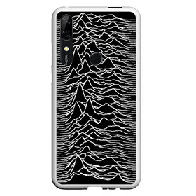 Чехол для Honor P Smart Z с принтом Joy Division Unknown Pleasures в Кировске, Силикон | Область печати: задняя сторона чехла, без боковых панелей | Тематика изображения на принте: joy division | альбом | волны | горы | линии | обложка | панк | рок