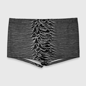 Мужские купальные плавки 3D с принтом Joy Division. Unknown Pleasures в Кировске, Полиэстер 85%, Спандекс 15% |  | Тематика изображения на принте: joy division | альбом | волны | горы | линии | обложка | панк | рок