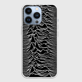 Чехол для iPhone 13 Pro с принтом Joy Division. Unknown Pleasures в Кировске,  |  | Тематика изображения на принте: joy division | альбом | волны | горы | линии | обложка | панк | рок