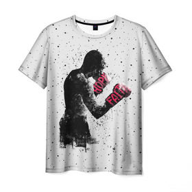 Мужская футболка 3D с принтом Hope Faith в Кировске, 100% полиэфир | прямой крой, круглый вырез горловины, длина до линии бедер | boxing | combat | fight | fighter | kickboxing | muay thai | wrestling | боец | бой | бокс | боксер | драка | кикбоксинг | май тай