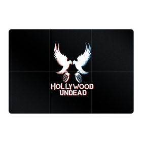 Магнитный плакат 3Х2 с принтом Hollywood Undead в Кировске, Полимерный материал с магнитным слоем | 6 деталей размером 9*9 см | Тематика изображения на принте: hollywood undead