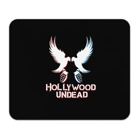 Коврик прямоугольный с принтом Hollywood Undead в Кировске, натуральный каучук | размер 230 х 185 мм; запечатка лицевой стороны | hollywood undead