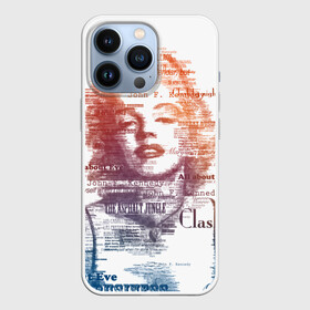 Чехол для iPhone 13 Pro с принтом Мэрилин Монро в Кировске,  |  | actress | american | art | marilyn monroe | pop   art | portrait | text | американская | искусство | киноактриса | мэрилин монро | певица | поп   арт | портрет | текстовой