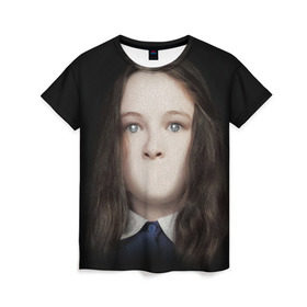 Женская футболка 3D с принтом Silent Hill в Кировске, 100% полиэфир ( синтетическое хлопкоподобное полотно) | прямой крой, круглый вырез горловины, длина до линии бедер | horror | девочка | мистика | сайлент хилл | триллер | ужасы