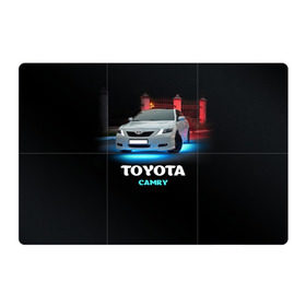 Магнитный плакат 3Х2 с принтом Toyota Camry в Кировске, Полимерный материал с магнитным слоем | 6 деталей размером 9*9 см | Тематика изображения на принте: camry | toyota | авто. автомобиль | камри | машина | тачка | тойота