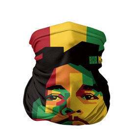 Бандана-труба 3D с принтом Ямайка, Боб Марли в Кировске, 100% полиэстер, ткань с особыми свойствами — Activecool | плотность 150‒180 г/м2; хорошо тянется, но сохраняет форму | Тематика изображения на принте: bob marley | reggae | регги