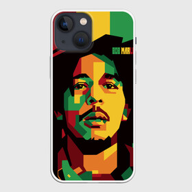Чехол для iPhone 13 mini с принтом Ямайка, Боб Марли в Кировске,  |  | Тематика изображения на принте: bob marley | reggae | регги