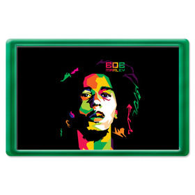Магнит 45*70 с принтом Ямайка, Боб Марли в Кировске, Пластик | Размер: 78*52 мм; Размер печати: 70*45 | reggae | регги