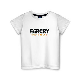 Детская футболка хлопок с принтом Far Cry Primal 1 в Кировске, 100% хлопок | круглый вырез горловины, полуприлегающий силуэт, длина до линии бедер | Тематика изображения на принте: 