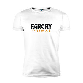 Мужская футболка премиум с принтом Far Cry Primal 1 в Кировске, 92% хлопок, 8% лайкра | приталенный силуэт, круглый вырез ворота, длина до линии бедра, короткий рукав | 