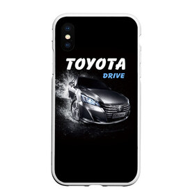 Чехол для iPhone XS Max матовый с принтом Toyota Drive в Кировске, Силикон | Область печати: задняя сторона чехла, без боковых панелей | crown | toyota | авто | автомобиль | краун | машина | тачка | тойота