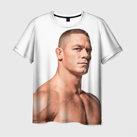 Мужская футболка 3D с принтом Джон Сина 3 в Кировске, 100% полиэфир | прямой крой, круглый вырез горловины, длина до линии бедер | john cena | wwe | джон сина | рестлер | рестлинг
