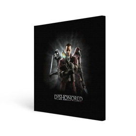 Холст квадратный с принтом Dishonored в Кировске, 100% ПВХ |  | Тематика изображения на принте: dishonored