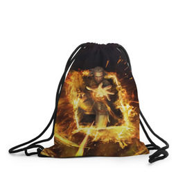 Рюкзак-мешок 3D с принтом The Witcher в Кировске, 100% полиэстер | плотность ткани — 200 г/м2, размер — 35 х 45 см; лямки — толстые шнурки, застежка на шнуровке, без карманов и подкладки | witcher | ведьмак | геральт