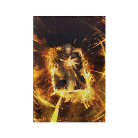Обложка для паспорта матовая кожа с принтом The Witcher в Кировске, натуральная матовая кожа | размер 19,3 х 13,7 см; прозрачные пластиковые крепления | witcher | ведьмак | геральт