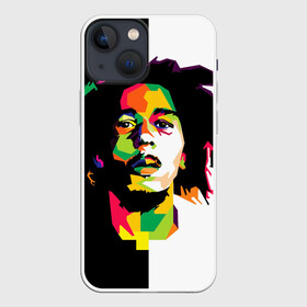 Чехол для iPhone 13 mini с принтом Bob Marley в Кировске,  |  | Тематика изображения на принте: боб марли | поп арт