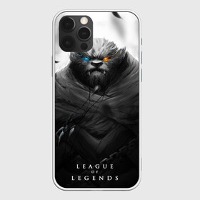 Чехол для iPhone 12 Pro с принтом Rengar LoL в Кировске, силикон | область печати: задняя сторона чехла, без боковых панелей | Тематика изображения на принте: league of legends | lol | rengar | лига легенд | лол | ренгар | тигр