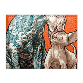 Обложка для студенческого билета с принтом Кошки в Кировске, натуральная кожа | Размер: 11*8 см; Печать на всей внешней стороне | дети | кисы | кот | котики | кошки | ласка | любовь | мама | мама и ребенок | мило | милота | сфинкс | татуировки | якудза.