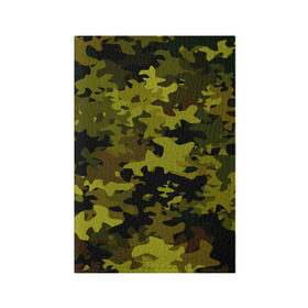 Обложка для паспорта матовая кожа с принтом Camouflage в Кировске, натуральная матовая кожа | размер 19,3 х 13,7 см; прозрачные пластиковые крепления | камуфляж | хаки