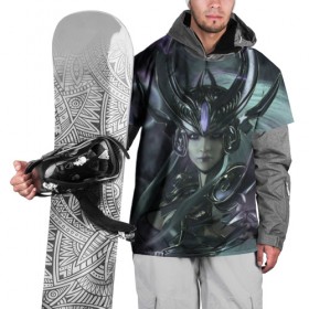 Накидка на куртку 3D с принтом Синдра в Кировске, 100% полиэстер |  | 